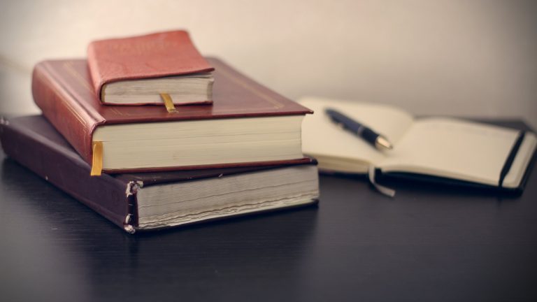 livres et carnet